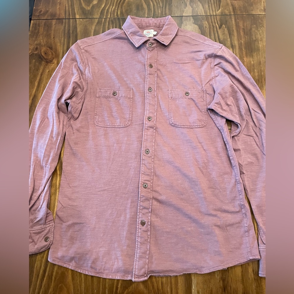 Men’s Faherty Sunwashed Knit Shirt